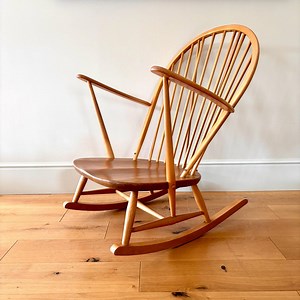 Ercol Grandfather Rocking Chair, Vintage Ercol Rocking Chair, Ercol Model 315 Blue Label, Blonde Ercol - Etsy UK