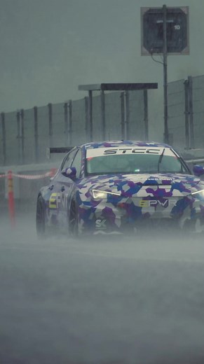 It was a little wet at Ring Knutstorp 💦 | STCC - Scandinavian Touring Car Championship