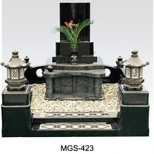 [Hot Item] Granite Stone Monument Headstone Tombstone with Custom Design for Japan