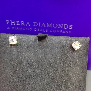 Inquire about our engineered diamond earrings. Lab created...