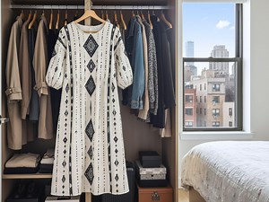 Plus Size Boho Maxi Dress for Curvy Women | Beige Black Geometric Long Dress With Puff Sleeves, Flowy Elegant A-line Fit 2XL, 3XL, 4XL, 5XL - Etsy