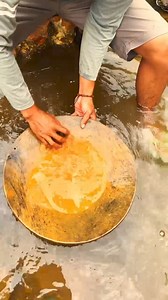 After several days of searching for red material, I finally found red material that was very red mixed with black like frozen blood #viral #mininggold #lookingforgold #panningforgold #goldprospecting #treasure #panningforgold #findinggold #goldnugget #goldmining | Ades Gold Hunter