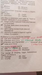 50K views · 972 reactions | PPSC past paper Mcqs (2025) | CSS with Umar | Facebook