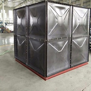 [Hot Item] Sectional Fire Galvanized Steel Flexible Insulated Water Storage Tank