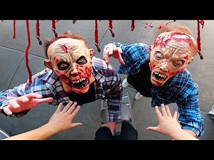 Zombie Escape! Parkour POV Chase