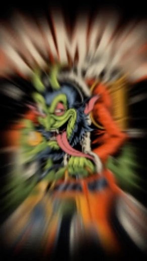 Hot rod art by @krisnaokky 👍Repost👉 @krisnaokky a timelapse video of the Krampus artwork. Enjoy it🍻 . Just DM me if you are interested in this.🔥 . #artwork #illustration #tshirtdesign #christmas #krampus #hotrod #mascotlogo #logodesign #artworkforsale #designforsale #krampusart #scifiart #handdrawn #krisnaokky | Gnarly Magazine