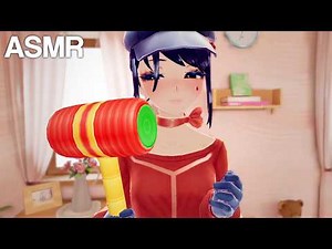 ASMR Cappie Bops You With Hammer (MiSide) [3Dio] [Full Hand Tracking] - VRChat