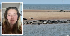 Quicksand horror on Scots beach as teen left buried up to chest in rising water