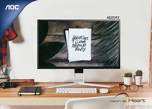 We all have a need to personalize our desktops, be it with a favorite wallpaper, photo of a beloved pet, or motivational quote. How do you dress up your desktop? Take a screenshot of your desktop wallpaper and show us below! #AOCFun | AOC
