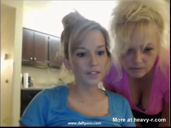 Mother Joins Daughter's Webcam
