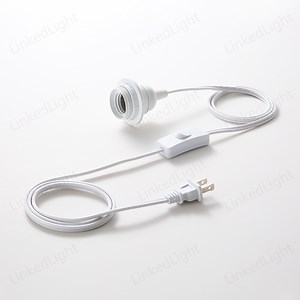 [Hot Item] Canada USA Power Plug E26 Lamp Light Bulb Holder Cord Sets with Switch