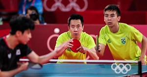 Seleção masculina de tênis de mesa perde e está eliminada