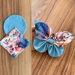 Making an Easy and Beautiful Butterfly Hair Bow Tutorial 🦋 step by step | Knitting Woman and Embroidery