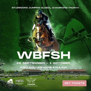WBFSH Studbooks Jumping Global Champions Trophy four days, with five different categories Watch the studbook teams compete and showcase themselves and their most promising young horses at top-level | Longines Tops International Arena