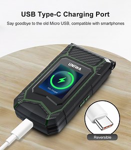 [Hot Item] Rugged Style Flip Phone Uniwa X29 2g 2.8 Inch portable Flip Phone GSM Mobile Flip Phone Big Battery Keypad Phone