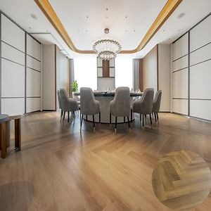 [Hot Item] 100% Waterproof Herringbone Lvt Engineered Tile PVC Floor Parquet Plank for Stylish Interiors