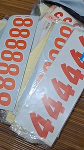 Japan sticker numbers assorted size pede to sa may mga shop napakadami 300 only | Ann ya Japan surplus onlineshoppe