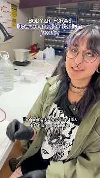 How We Anodize Titanium Jewelry