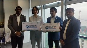 Ms Cristina Gamboa, CEO of World GBC unveiled the IGBC 'Green Building Congress 2023' & announced that the World GBC is a 'Supporting Partner' for Green Building Congress 2023 in Singapore today! WorldGBC is the largest local-regional-global action network accelerating sustainability in the built environment with over 80 Green Building Councils as members. IGBC is hosting the 21st edition of India’s annual flagship event – ‘Green Building Congress 2023’ from 23 - 25 November 2023 at Chennai Trad