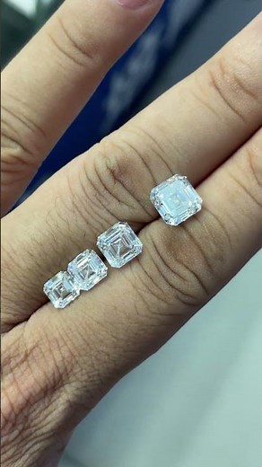 Asscher cut lab diamond
