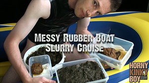 Messy Rubber Boat Slurry Cruise