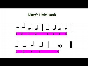 Mary's Little Lamb: Clapping the Duration 3 Notes in A Nursery Rhyme