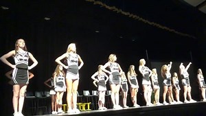 Rockingham County High Cheerleaders at Back to School Convocation! #WeBelieveRCSROCKS | Rockingham County Schools
