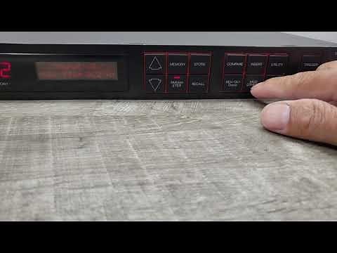 Vintage Yamaha SPX50D Digital Sound Processor DSP Demo