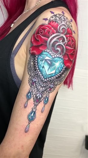 Jewel Lace Tattoo Designs by Jenna Kerr
