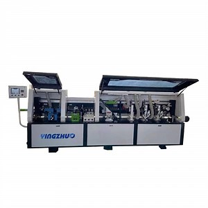 [Hot Item] Automatic Woodworking Laminate Single Side Straight Line Edge Banding Machine with Scraping Unit