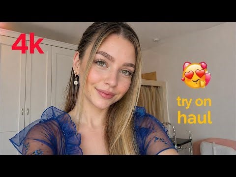 (4k) Fashion Lingerie & Bikini + See though Transparent Try On Haul | Transparent Bikini Haul | #3