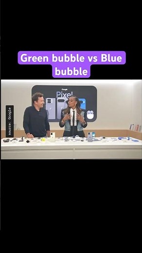 Google is done with green bubble vs blue bubble conversation.
