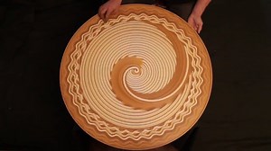 Hypnotic and mesmerizing! Sand art in spinning wheel by Mikahail Sadovnikov. | The Fabulous Weird Trotters