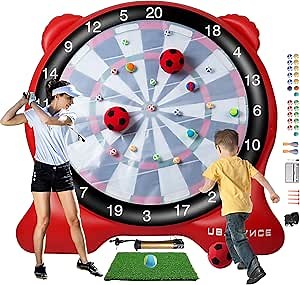 UBALANCE Giant Inflatable Dart Board - Outdoor Dartboard Yard Games for Adults