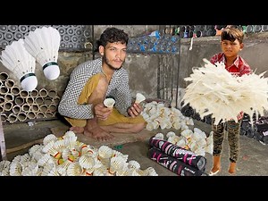 "From Feathers to Flight: The Fascinating Shuttlecock Journey"|Amazing Process Of Shuttlecock Making