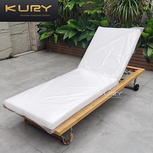 [Hot Item] Outdoor Furniture Beach Sun Lounger Wooden Modern Sunbed Patio Set Teak Wood Furniture Lounge Chaise