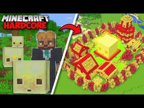 I Built A SULFUR CUBE CITY in Minecraft Hardcore