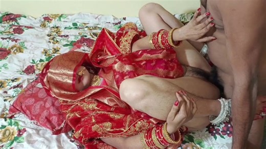 Real honeymoon first night marriage suhagraat newly married women first time fucked hasband