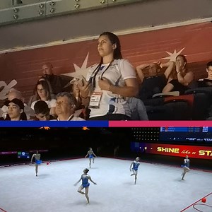 100K views · 4K reactions | The Coach  The Routine The passion will never leave the iconic Linoy Ashram! #Rhythmic | #Gymnastics | European Gymnastics | Facebook