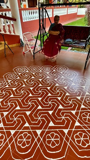 25K views · 173 reactions | . A timeless classic … The making video. Song dedication of Hanuman Jayanthi today 殺 #kolam #thelotusshakti | The Lotus Shakti | Facebook