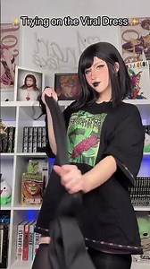 Hot sexy goth girl stripping naked pornhub