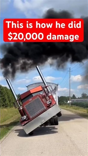 How he did $20,000 damage to his race diesel truck