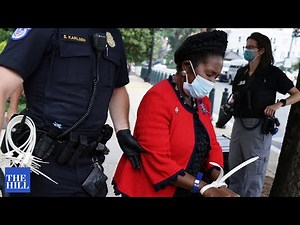 Rep. Jackson Lee ARRESTED following civic disobedience