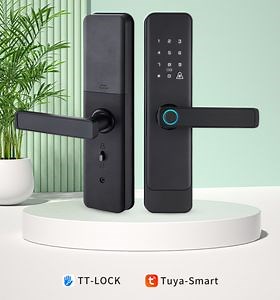 [Hot Item] Ttlock APP Bluetooth Fingerprint NFC Card Digital Password Smart Lock