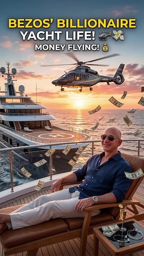 Jeff Bezos Pays $25 Million😱 For a Yacht Just To Keep It Running😯 #jeffbezos #billionairelifestyle #luxryyacht #viral