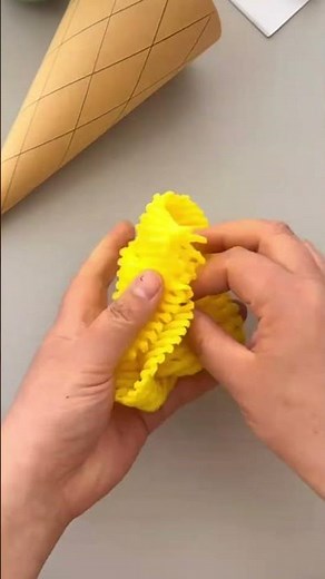 DIY Spring Flower Ice Cream Cone! 🍦✨ #Shorts #SpringCrafts
