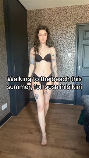 Embrace Summer with Full Bush in Bikini Style