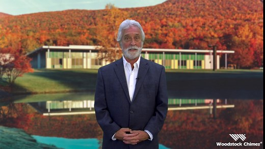 Woodstock Wind Chimes for Outside, Outdoor Decor for Your Patio and Front Porch, Garden Decor, (68") Silver Deep Toned Wind Chime, Woodstock Windsinger Wind Chimes of Apollo (WWAS)