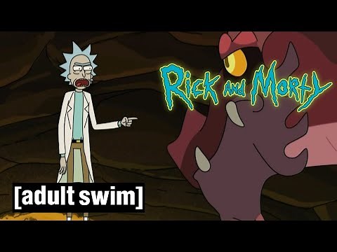 Rick and Morty | Rick vs. Dragon | Adult Swim UK 🇬🇧
