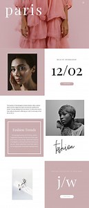 French fashion - Website Template by Nicepage